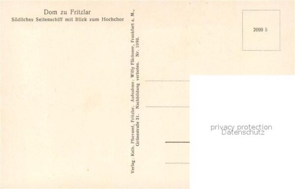 Fritzlar Dom Seitenschiff Hochaltar – Bild 2