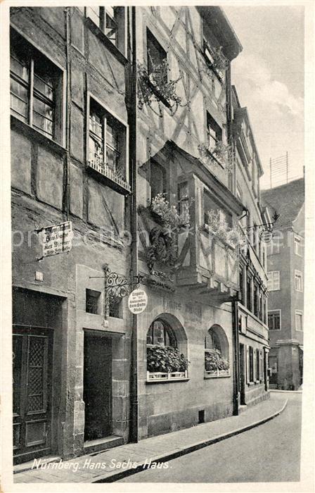 Nuernberg Hans Sachs Haus Bronze Relief