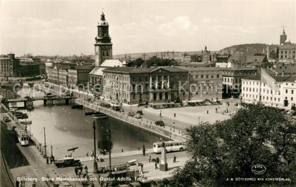 Goeteborg Stora Hamakanalen Gustav Adolfs Torg