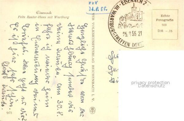 Eisenach Thueringen Fritz Reuter Haus Wartburg – Bild 2