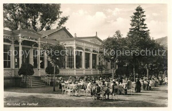 Karlsbad Eger Caffee Posthof