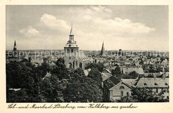 Lueneburg Kirche Stadtpanorama