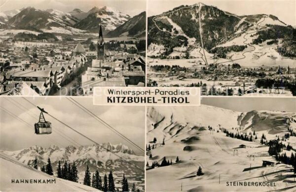 Kitzbuehel Tirol Hahnenkamm Steinbergkogel Winterlandsch