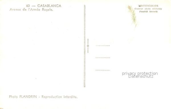 Casablanca Avenue de l Armee Royale – Bild 2