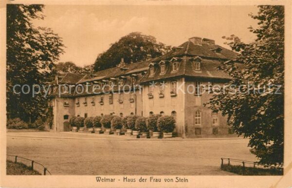 Weimar Thueringen Haus der Frau von Stein