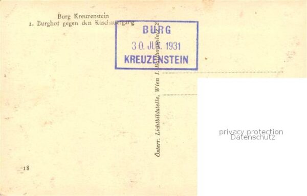 Burg Kreuzenstein Burghof Kaschauergang – Bild 2