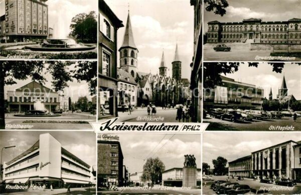 Kaiserslautern Pfalztheater Fackelrondell Gewerbemuseu