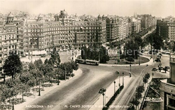 Barcelona Cataluna Plaza Calvo Sotelo