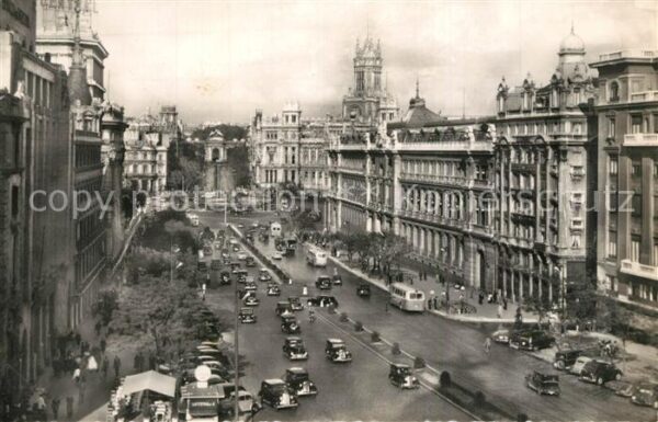 Madrid Spain Calle de Alcala