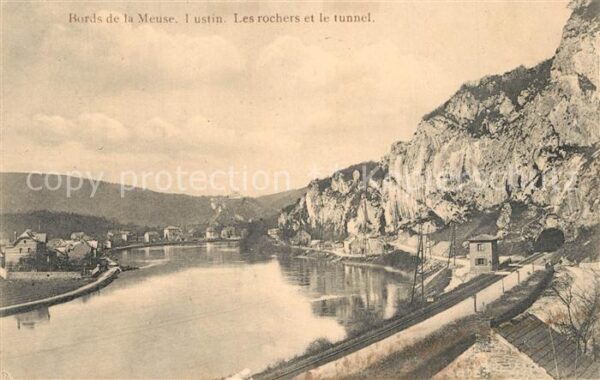 Lustin-sur-Meuse Ufer Tunnel