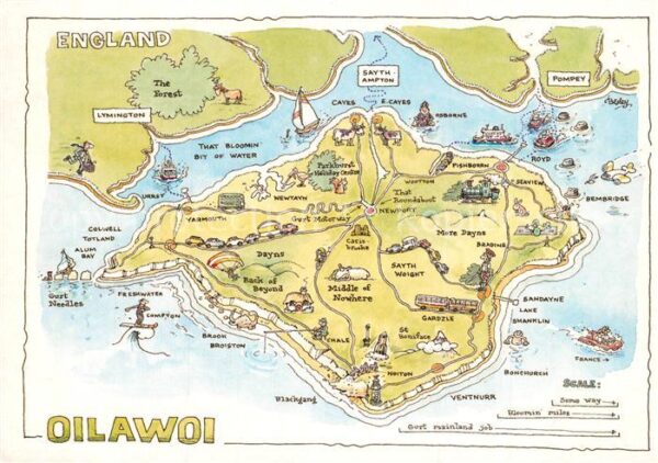 Newport Oilawoi Panoramakarte