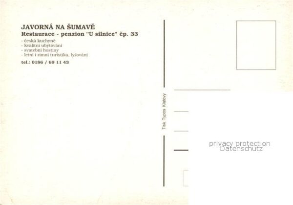 Javorna Restaurant Pension U silnice – Bild 2