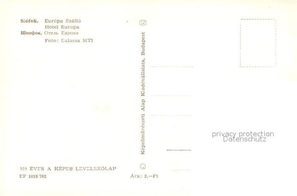 Siofok Hotel Europa – Bild 2