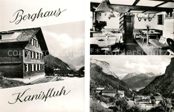 Schnepfau Vorarlberg Berghaus Kanisfluh Gaststube