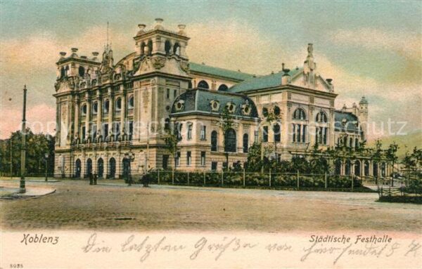 Koblenz Rhein Städtische Festhalle