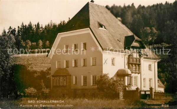 Bad Schallerbach Kurheim der Deutschen Reichsbahn