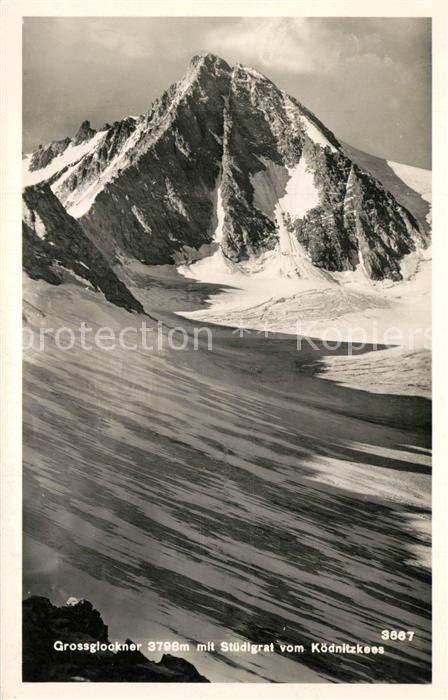 Grossglockner mit Stüdigrat vom Ködnitzkees