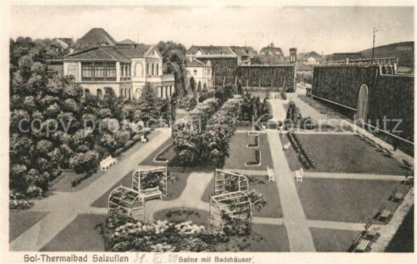 Bad Salzuflen Saline mit Badehäuser