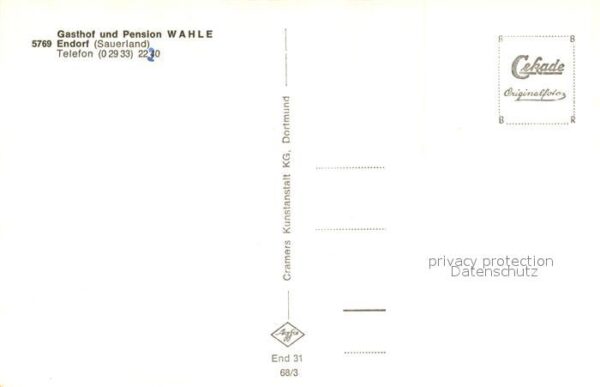 Endorf Sauerland Gasthof Pension Wahle – Bild 2