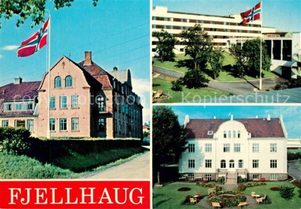 Norge Norwegen Fjellhaug Skoler og Sommerhotell