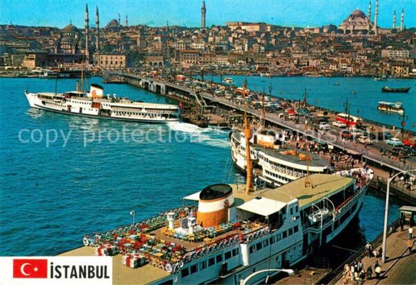 Istanbul Constantinopel Galata Bridge