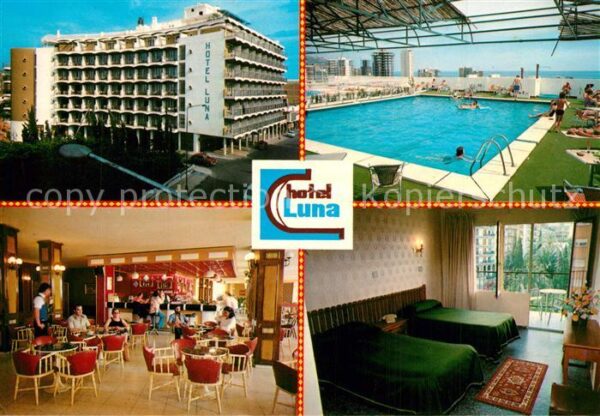 Benidorm Hotel Luna Pool Gastraum Gästezimmer