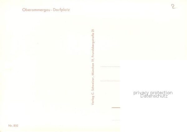 Oberammergau Dorfplatz Hotel Alte Post – Bild 2