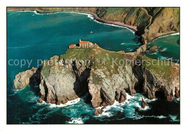 Bermeo San Juan de Gaztelugatxe Fliegeraufnahm