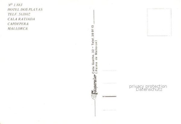 Cala Ratjada Hotel dos Playas Gastraum Bar Pool Zimm – Bild 2