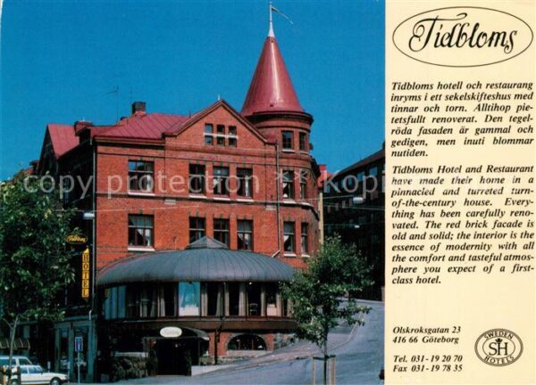 Goeteborg Tidbloms Hotell och Restaurang