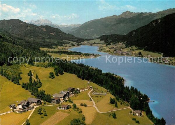 Weissensee Kaernten Naggl Fliegeraufnahme