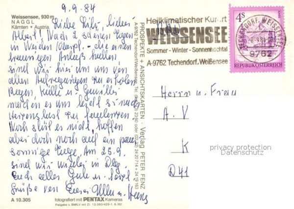 Weissensee Kaernten Naggl Fliegeraufnahme – Bild 2
