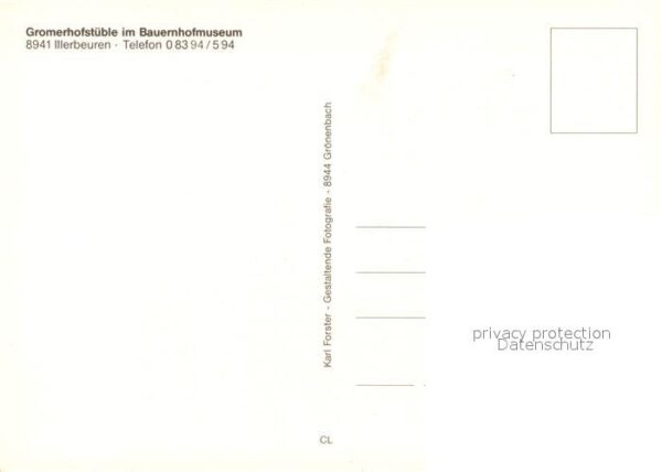 Illerbeuren Gromerhofstüble im Bauernhofmuseum – Bild 2