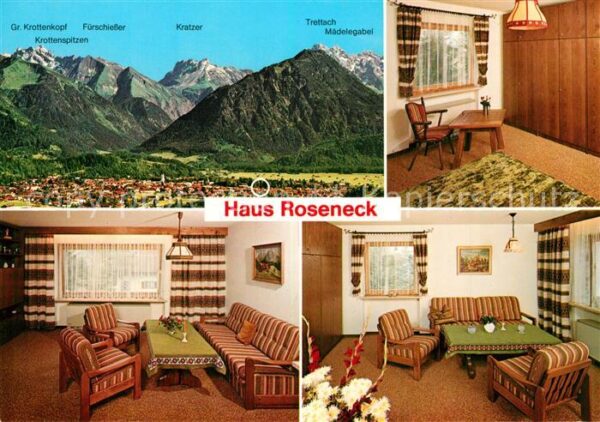 Oberstdorf Panorama Haus Roseneck Gasträume