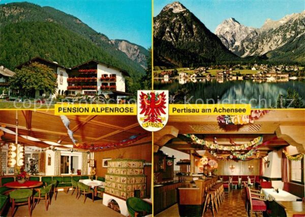 Pertisau Achensee Pension Alpenrose Gasträume Seepartie