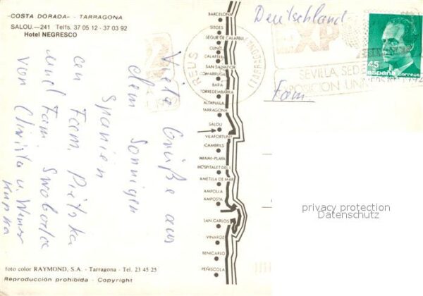 Salou Hotel Negresco Fliegeraufnahme – Bild 2