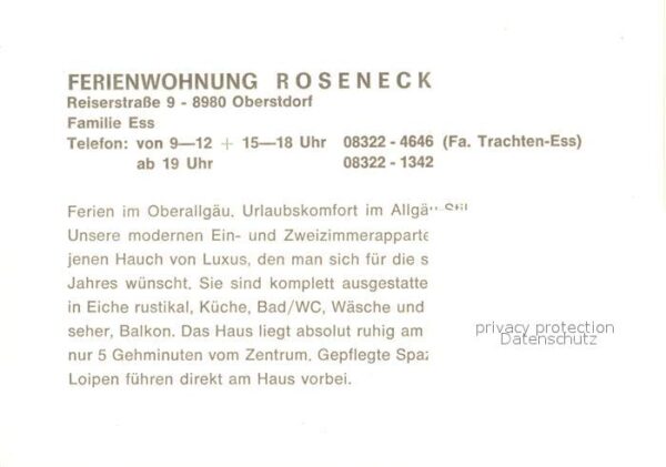 Oberstdorf Ferienwohnung Roseneck – Bild 2