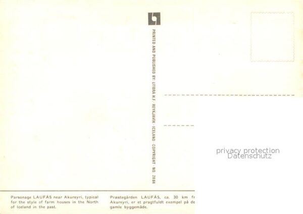 Island Iceland Pfarrhof Laufas – Bild 2