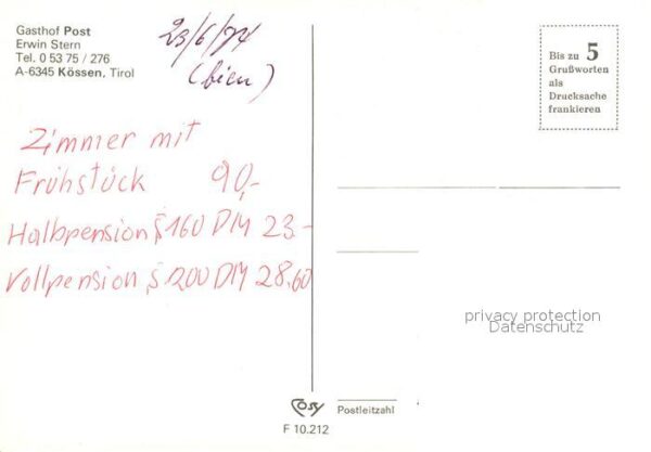 Koessen Tirol Gasthof Post Reiter – Bild 2