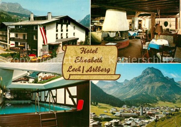 Lech Vorarlberg Hotel Elisabeth Gaststube Hallenbad Pan