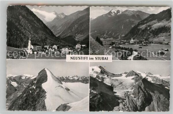 Neustift Stubaital Tirol Panorama Teilansichten