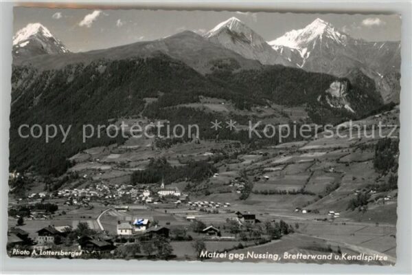 Matrei Brenner mit Nussing Bretterwand und Kendlspitze