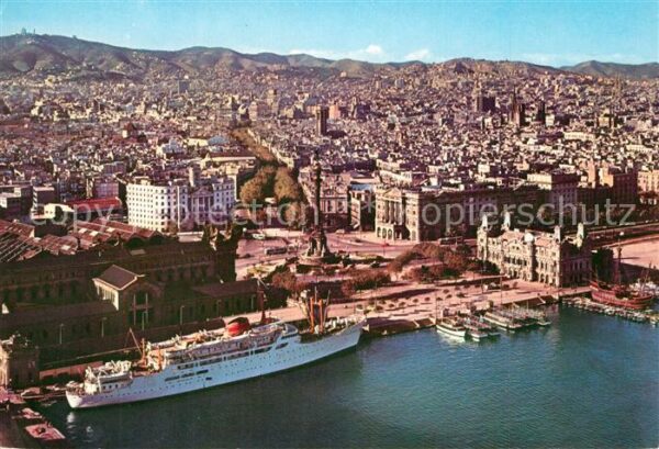 Barcelona Cataluna Fliegeraufnahme Fliegeraufnahme