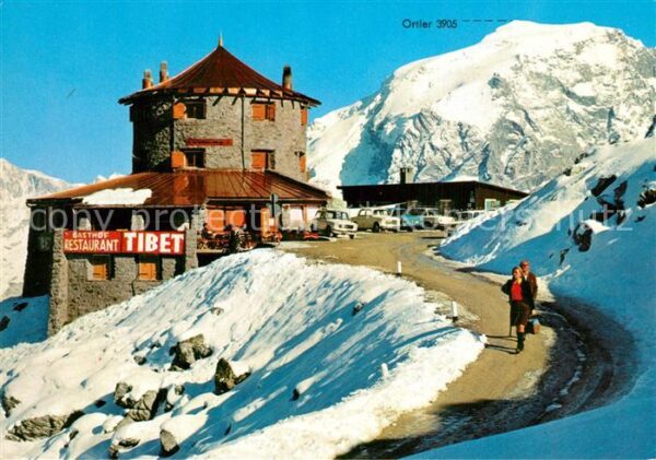 Passo Stelvio Tibet Hütte am Stilfserjoch