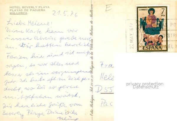 Paguera Mallorca Islas Baleares Fliegeraufnahme Hotel Beverly Playa – Bild 2