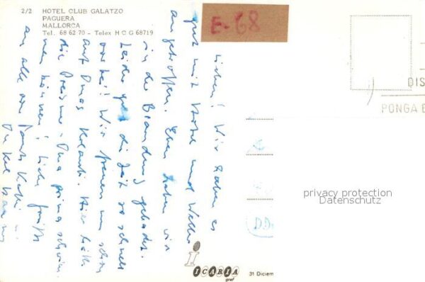 Paguera Mallorca Islas Baleares Fliegeraufnahme Hotel Club Galatzo – Bild 2