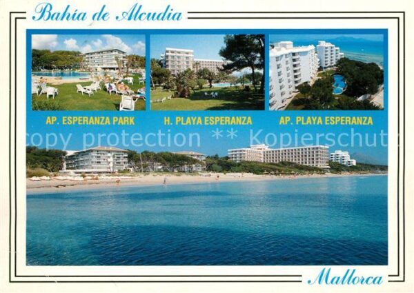 Bahia de Alcudia Apartamentos-Esperanza-Park Hotel-Playa