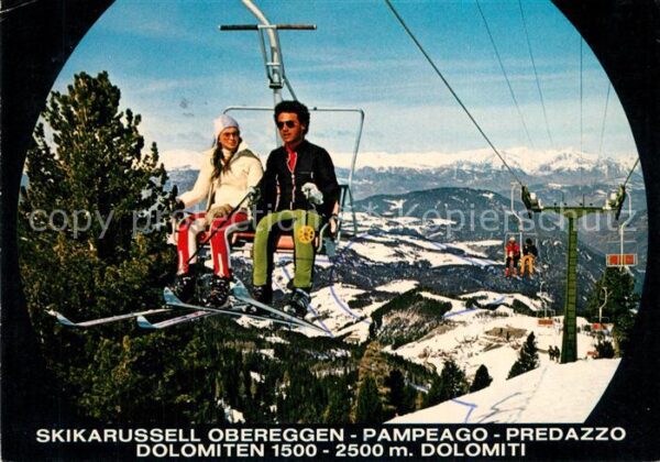 Eggen Bozen Skikarussel Obereggen Pampeago Predazzo