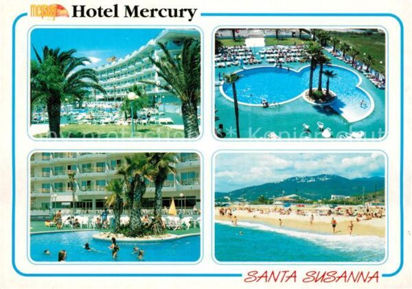 Santa Susanna Hotel Mercury Strand Pool
