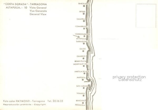 Altafulla Fliegeraufnahme Costa Dorada Tarragona – Bild 2